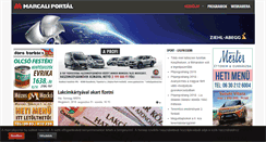 Desktop Screenshot of marcaliportal.hu