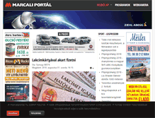 Tablet Screenshot of marcaliportal.hu